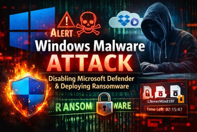 Multi-Stage Windows Malware Abuses Cloud Services to Disable Microsoft Defender