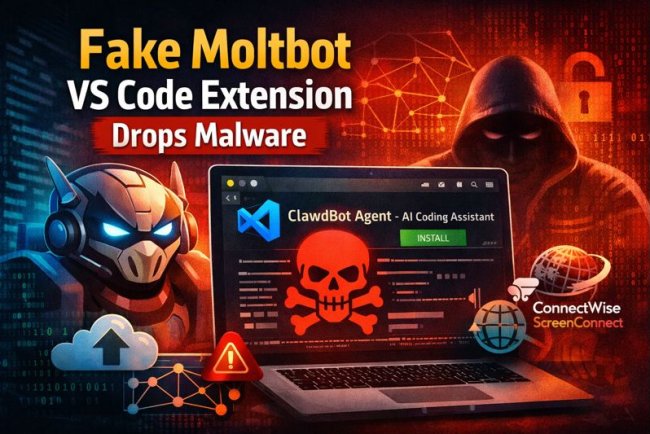 Malicious Fake Moltbot VS Code Extension Found Dropping Remote Access Malware