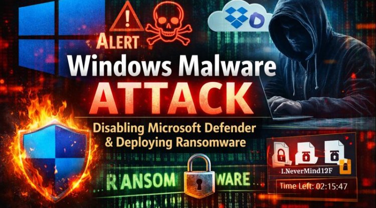 Multi-Stage Windows Malware Abuses Cloud Services to Disable Microsoft Defender