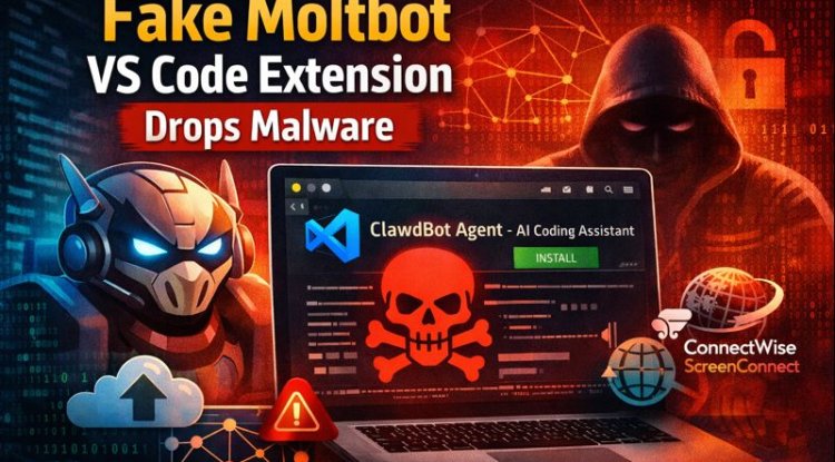Malicious Fake Moltbot VS Code Extension Found Dropping Remote Access Malware